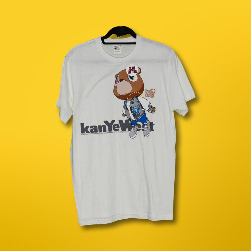 Vintage 2007 Kanye West Glow in the Dark Tour Shirt L - Picture 9 of 10